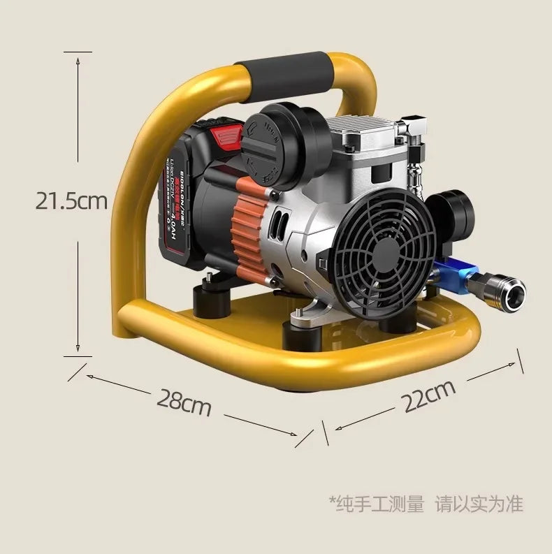 Cordless Lithium Battery Air Compressor | 9L Portable High-Pressure Pump