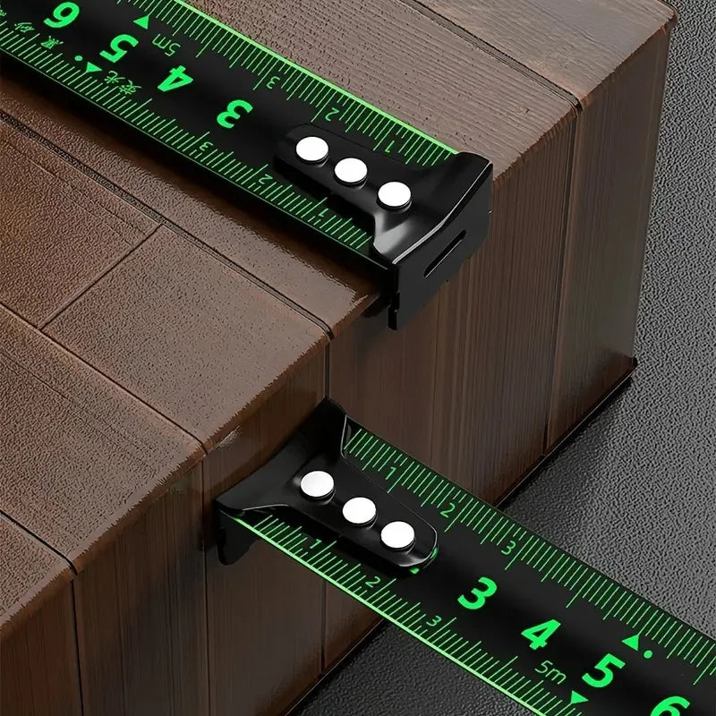 Professional Fluorescent Tape Measure - High-Visibility Measuring Tool