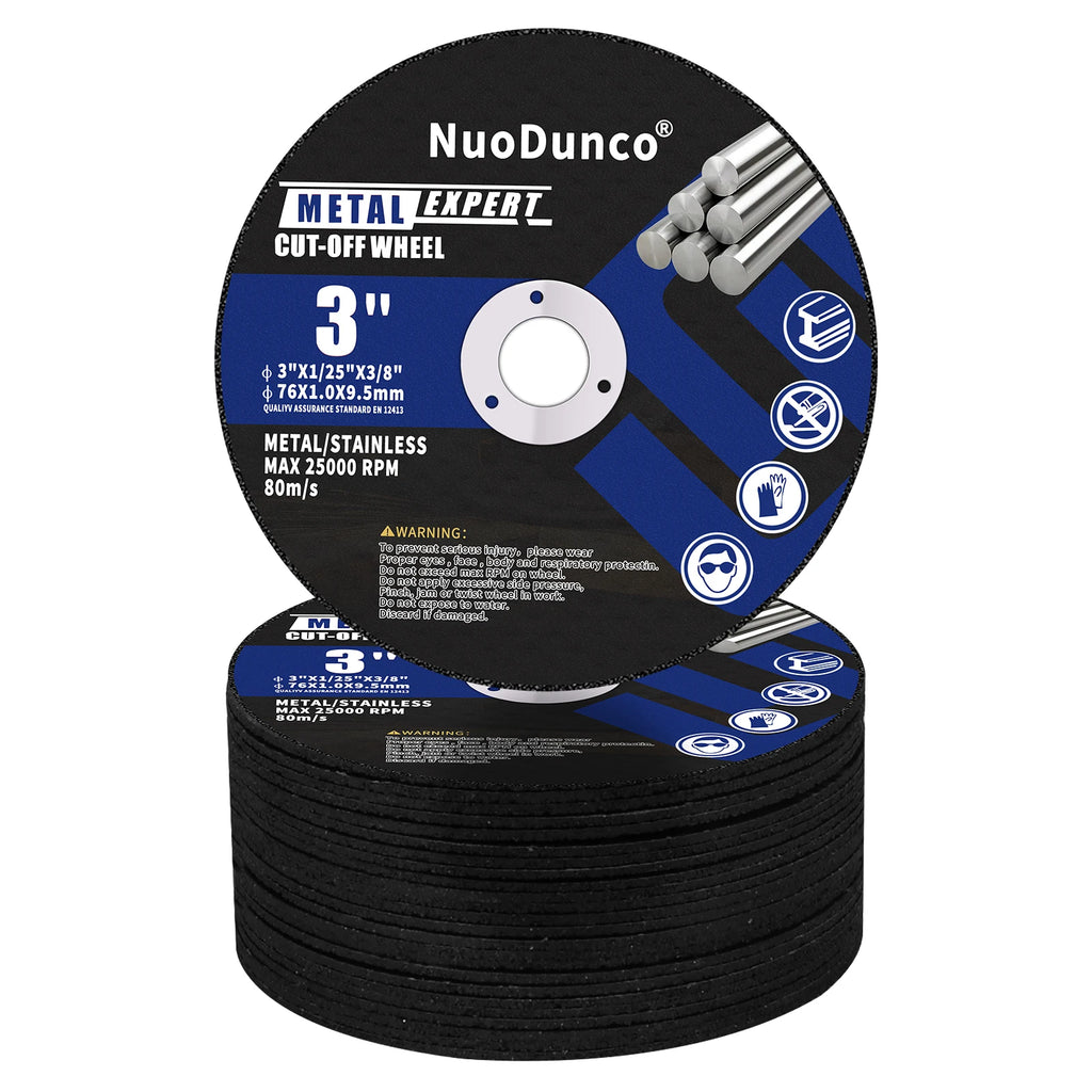SI FANG 75mm Resin Cutting Discs – 1mm Ultra-Thin Metal Cut-Off Wheels for Angle Grinder (2-100 Pack)