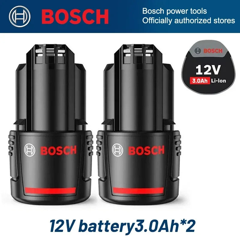 Bosch 12V Compatible Battery 3.0Ah – BAT411 BAT412 BAT413 Lithium-Ion with Optional Charger