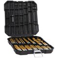 99pc Titanium Twist Drill Bit Set – Bearing Steel, 1.5–10mm (OPP Bag or Plastic Box)
