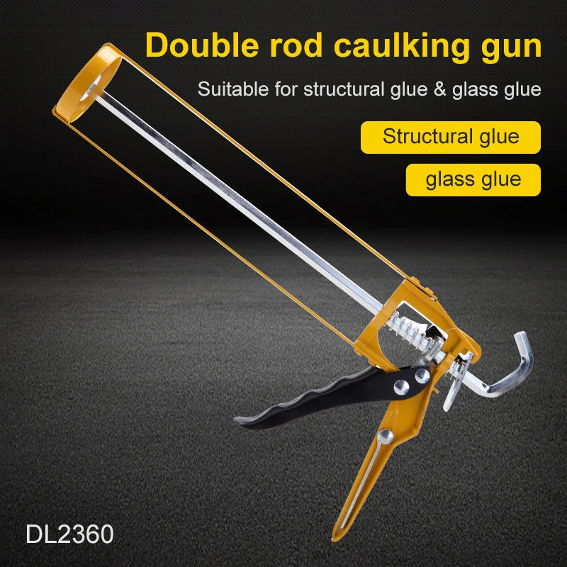 Manual Double-Rod Caulking Gun for Silicone Sealant