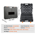 SucceBuy 65-Piece 1/2" Drive Impact Socket Set | Cr-V Steel | HRC 42-48 | Metric & Imperial