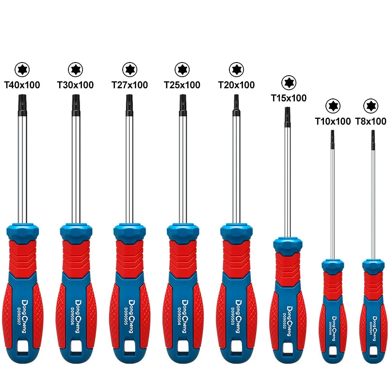 Magnetic Torx Screwdriver Set – T8 to T40 CR-V Anti-Rust (Individual or 8-Piece Set)
