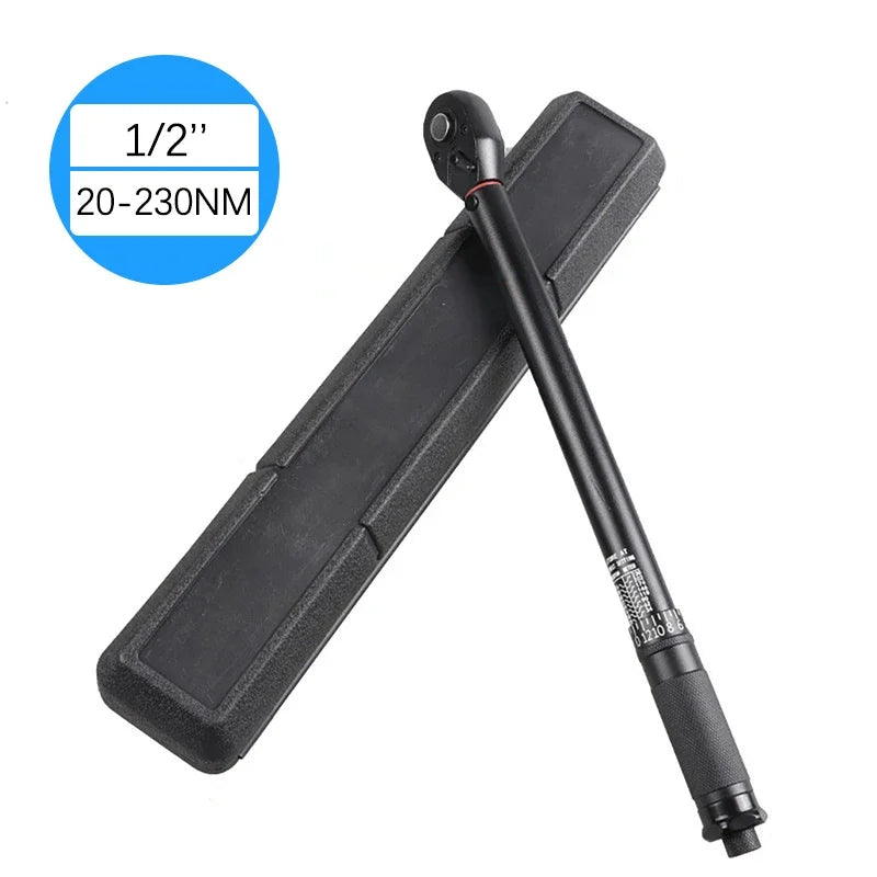 DUTRIEUX Adjustable Torque Wrench | ±3% Accuracy | 1/4", 3/8" & 1/2" Drive | High Carbon Steel