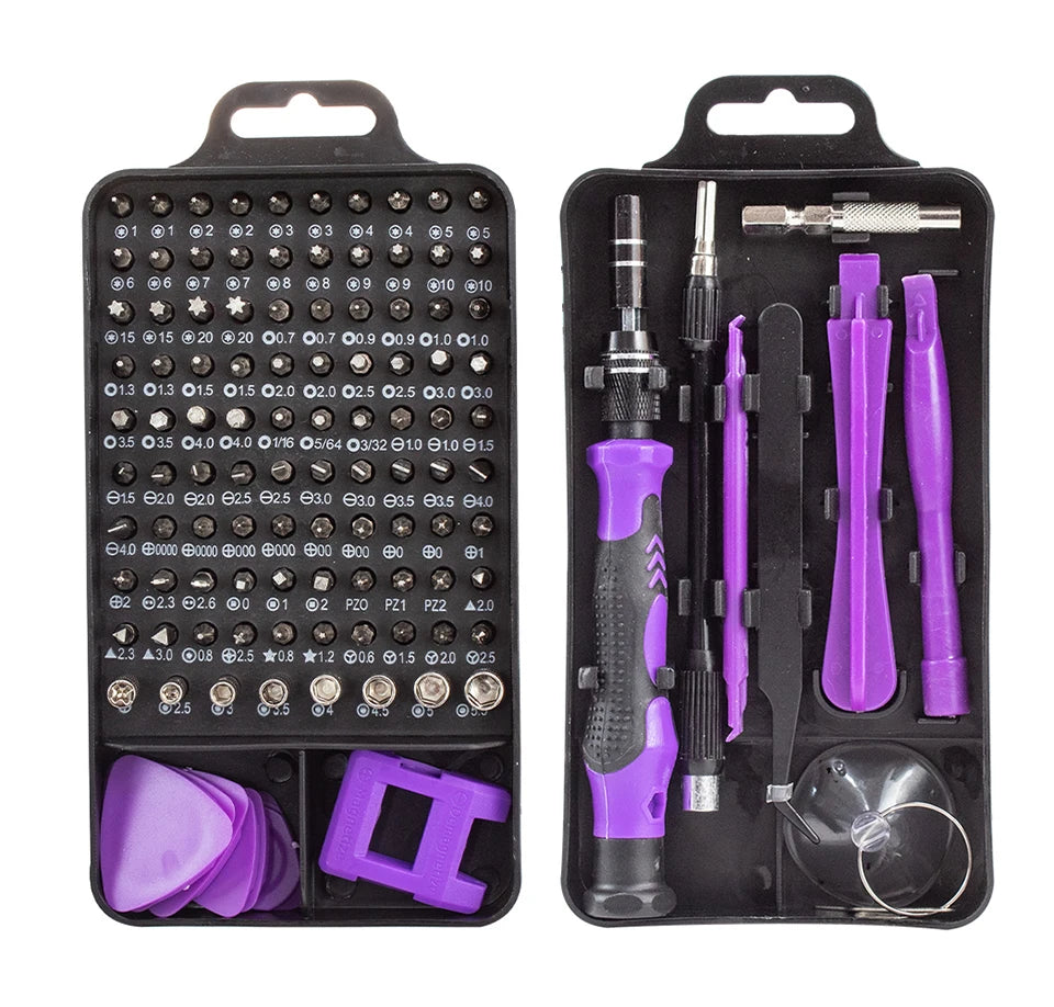 115-in-1 Precision Screwdriver Set | 98 Magnetic Bits | Phone, Laptop & Electronics Repair Kit