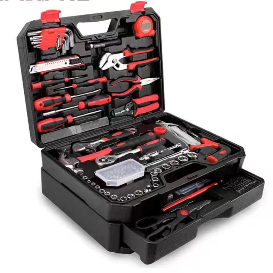 Multi-Function Household & Auto Repair Tool Kit – Complete Set with Carry Case