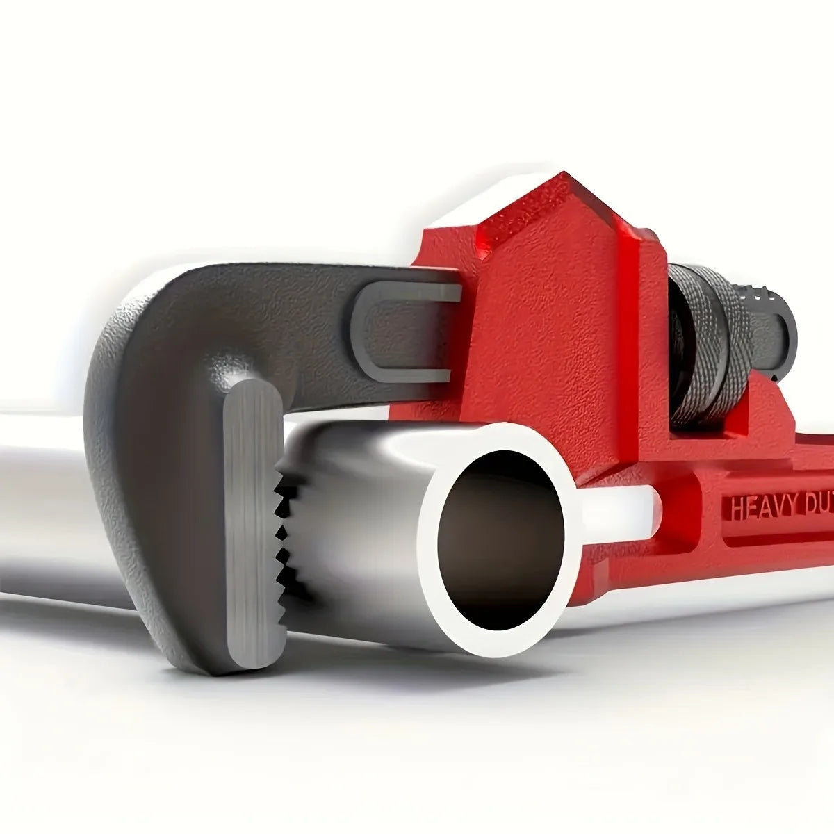 Heavy-Duty Adjustable Pipe Wrench – Heat Treated Steel, 8", 10" or 12"