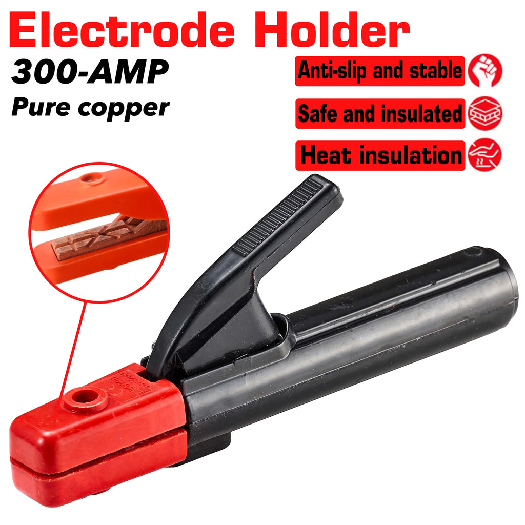 300A Pure Copper Welding Clamp - Industrial Grade