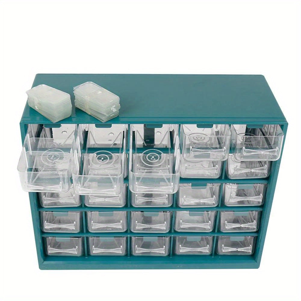 Screw Container Box Drawer 25 Drawer Parts Organizer - Wall Mounted Screw Storage Box | Canterbury ...