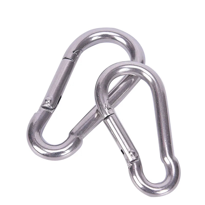 304 Stainless Steel Spring Snap Carabiner Hook