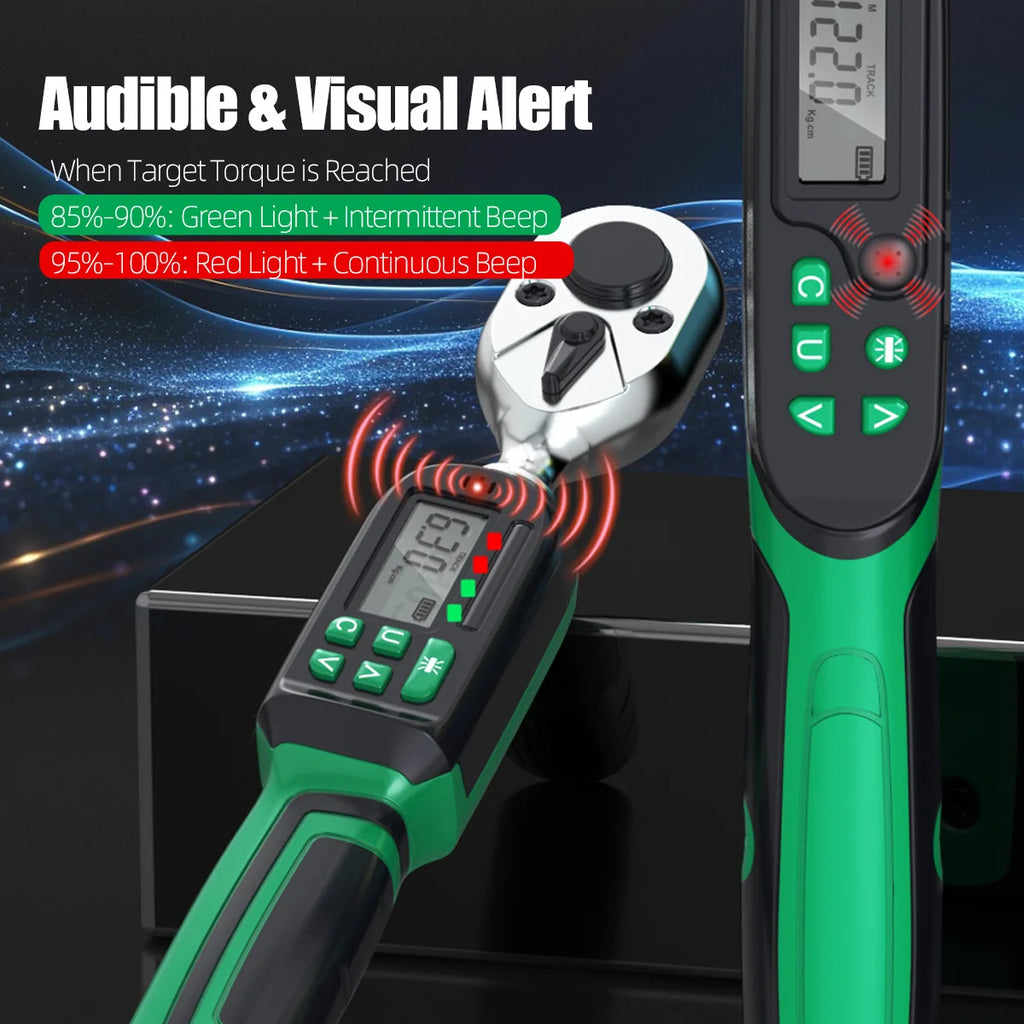 LAOA Digital Torque Wrench with LCD Display – Professional Precision, 0.3–1000N.m (LA156006)