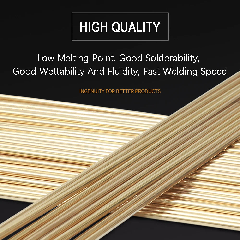 HS221 Brass Brazing Rods - 1.6 to 3.0mm | 5 Metres