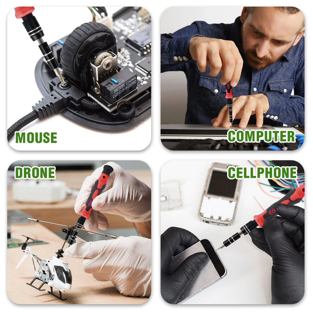 115-in-1 Precision Screwdriver Set | 98 Magnetic Bits | Phone, Laptop & Electronics Repair Kit
