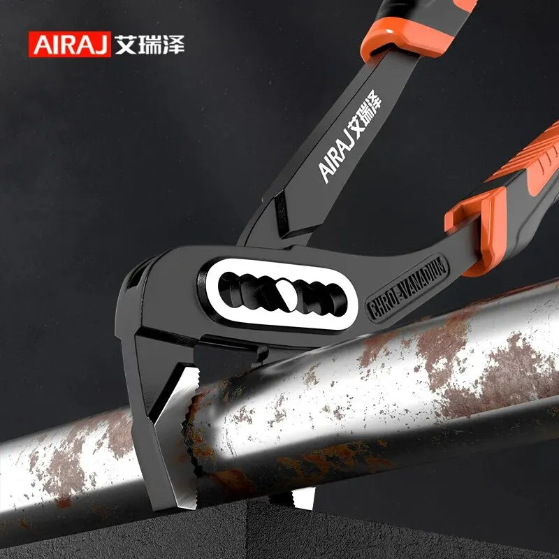 AIRAJ Quick-Release Water Pump Pliers – Chromium Vanadium, 8", 10" & 12" Sizes