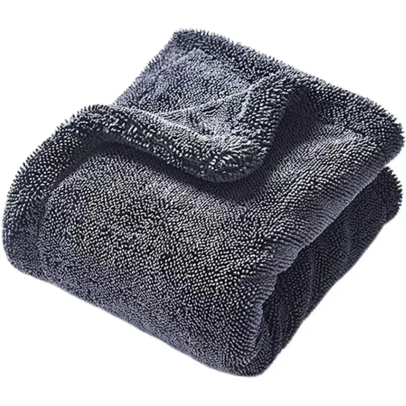 SEAMETAL 1200GSM Microfiber Car Detailing Towel | Ultra-Soft Scratch-Free | 3 Sizes | Gray, Red & Blue