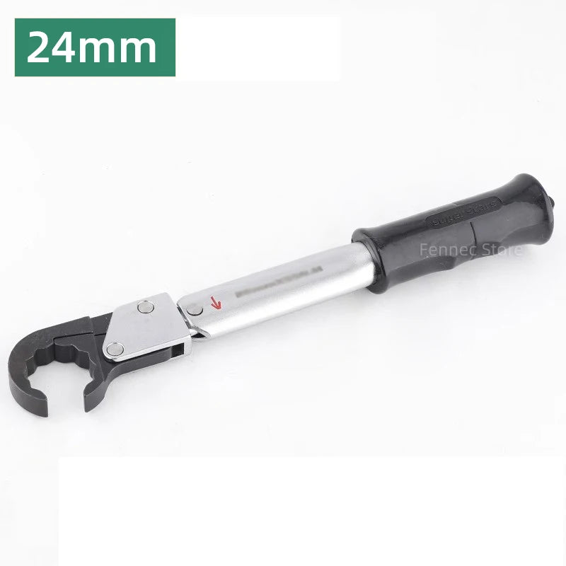 High-Precision Ratchet Torque Wrench Set – Open Type, Air Conditioning & Spark Plug Repair (17–29mm)