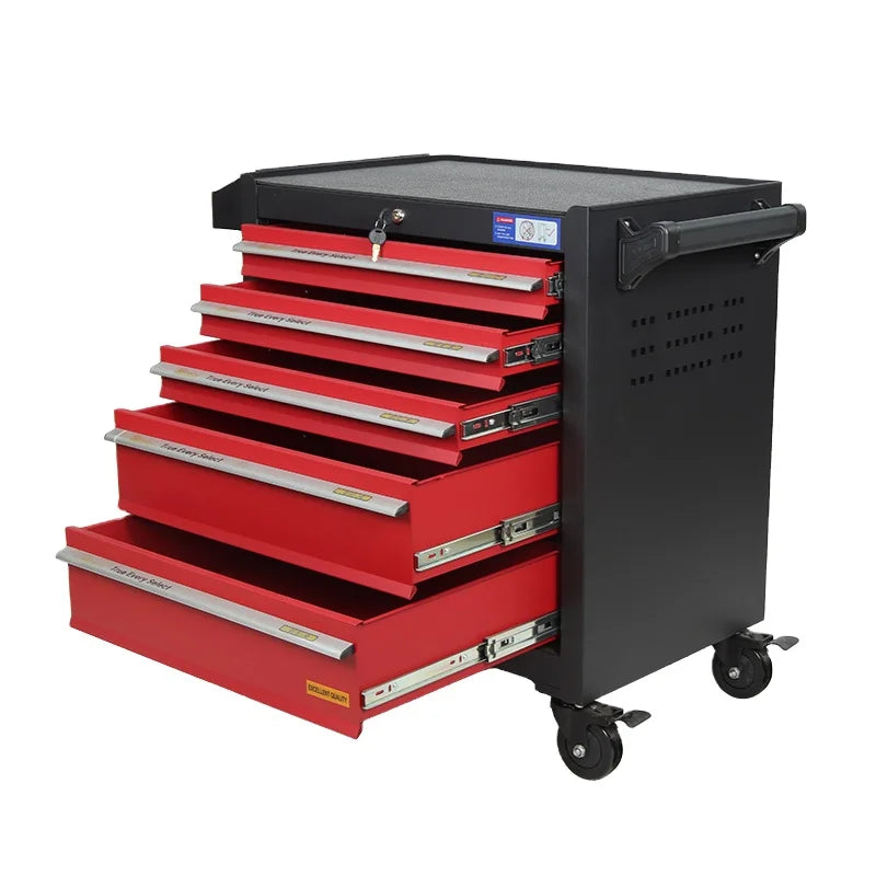Professional Rolling Mechanic Tool Cart – Storage Cabinet with Drawers & Trolley