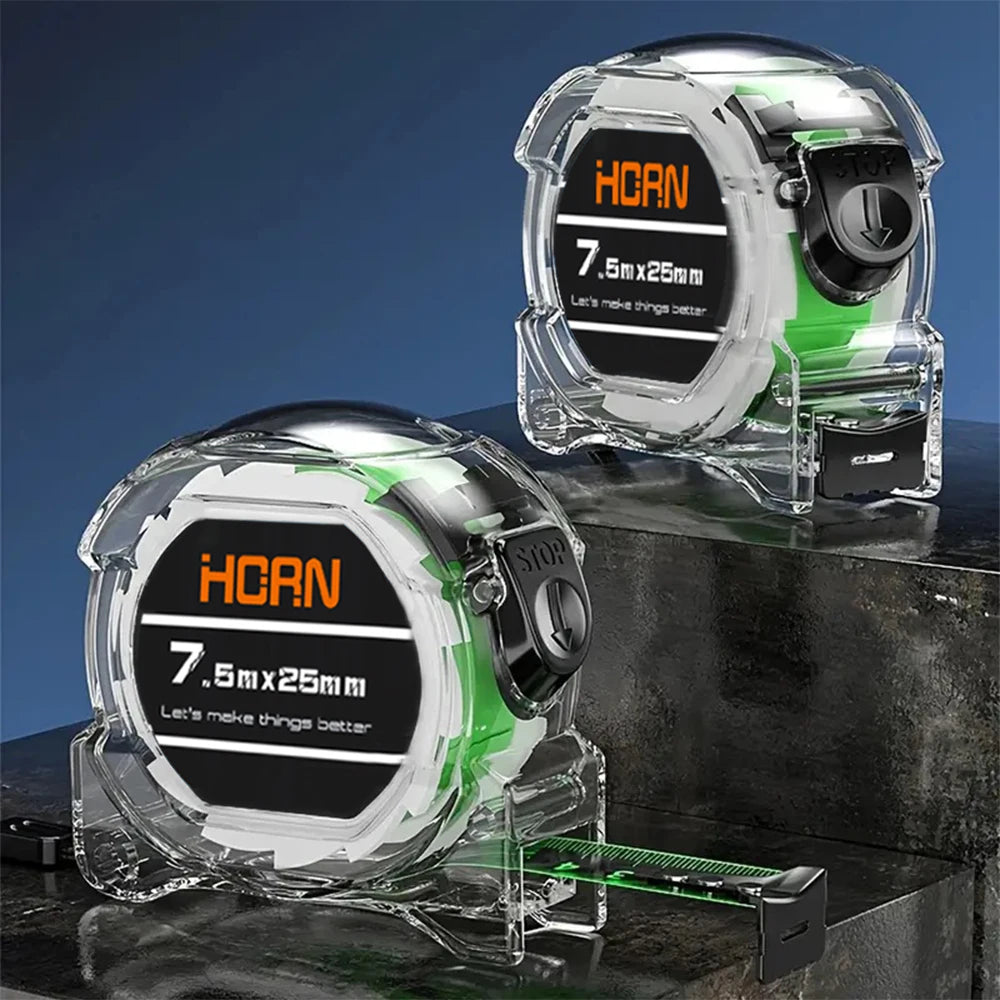 Professional Fluorescent Tape Measure - High-Visibility Measuring Tool
