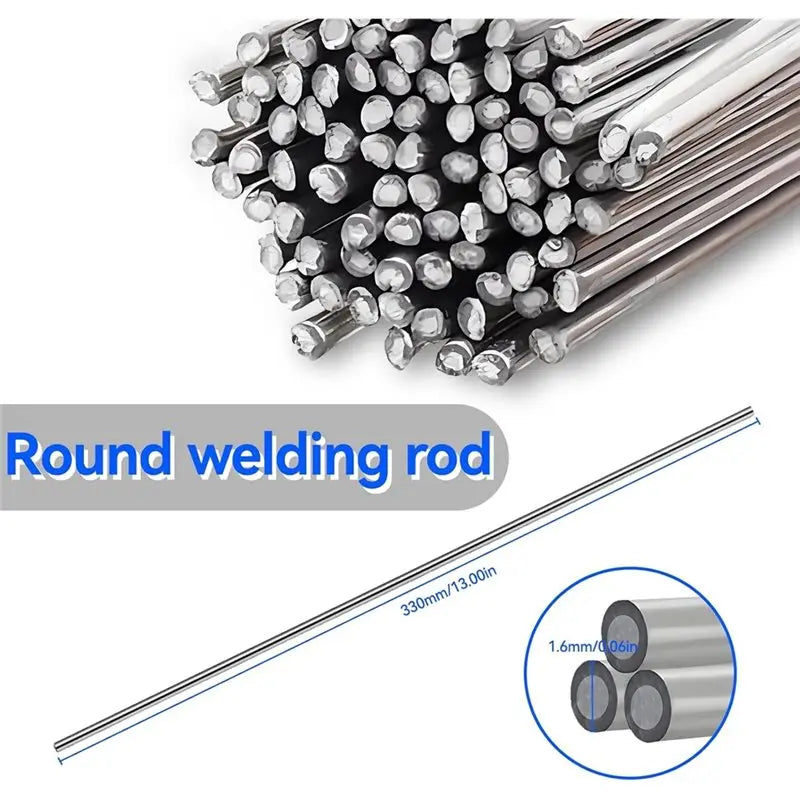Aluminum Brazing Rods 50PCS - Low Melt Flux-Core
