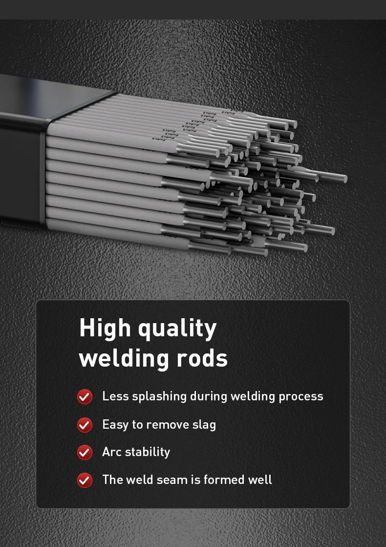 ANDELI Welding Rods E6013 & E6011 - 2.4mm Carbon Steel
